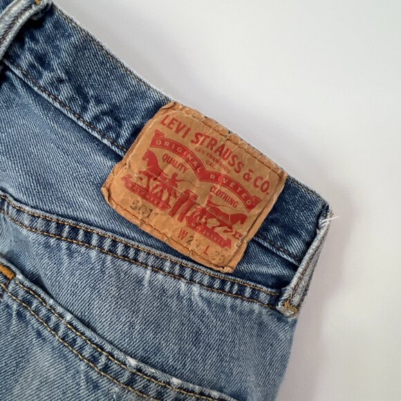Levi's Other - 27x30" Levi's 501xx Men's Jeans, Red Tag Classic Button Fly Straight Med Wash